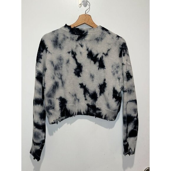 PISTOLA Eva Tie-Dye  Cropped Crewneck Sweater Womens XS - Picture 4 of 10